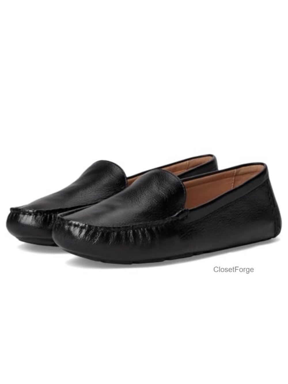 Leather Driving Moc Loafers Slip On Casual Flats